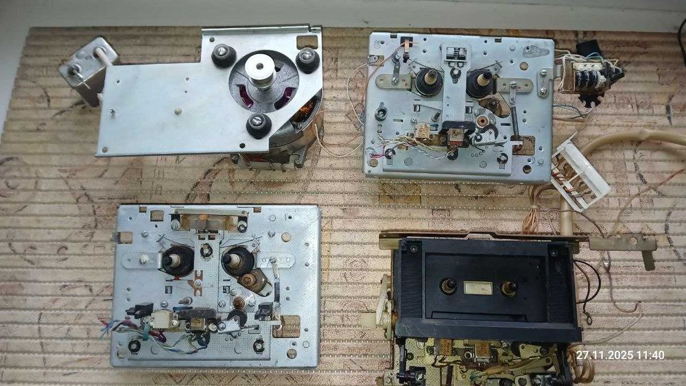 Запчасти ЛПМ магнитофонов Маяк
