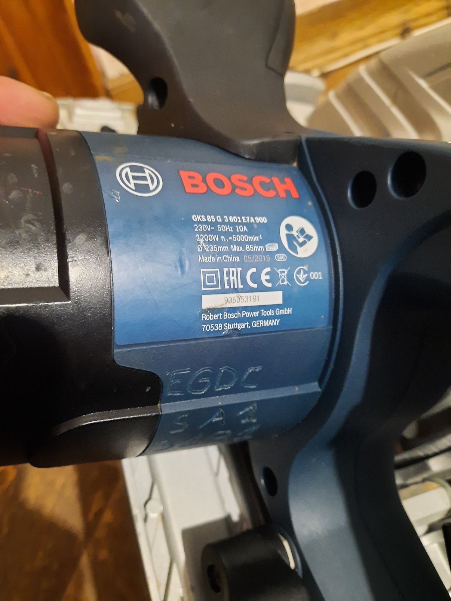 Ручная циркулярна дискова пила Bosch GKS 85 G,2200вт,диск 235мм