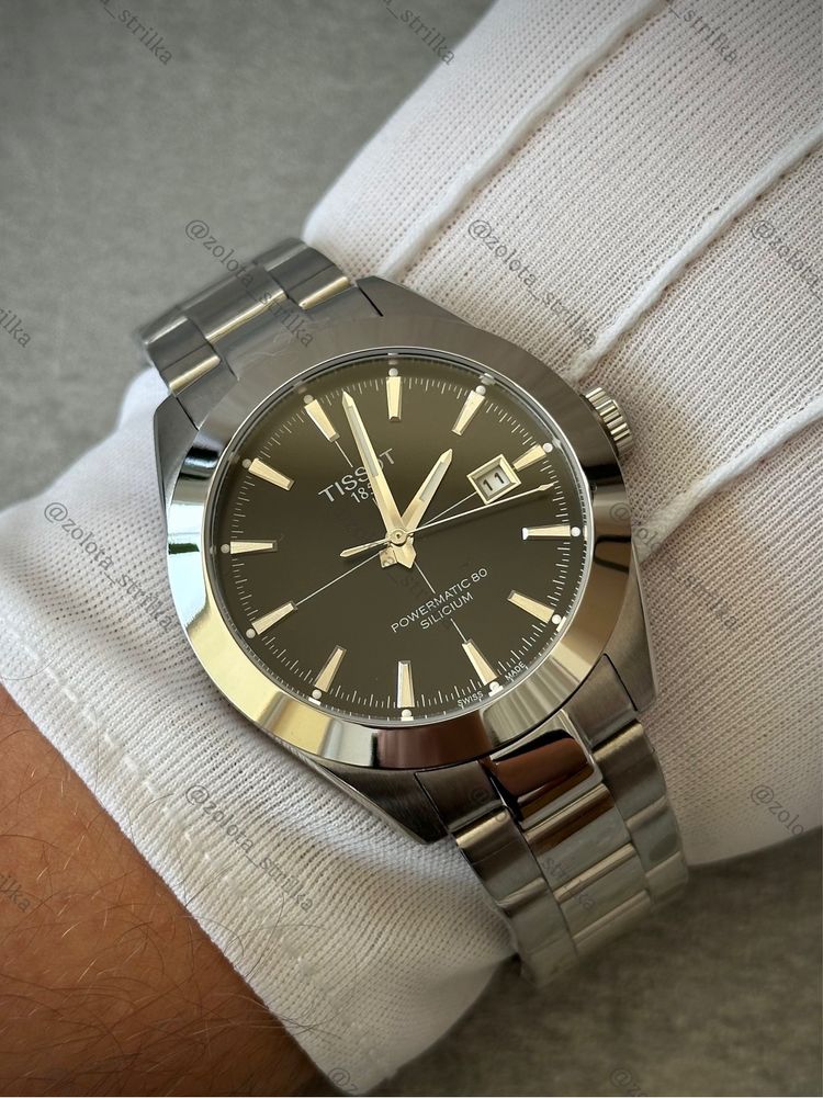 Чоловічий годинник Tissot Gentlman Powermatic 80 Silicium