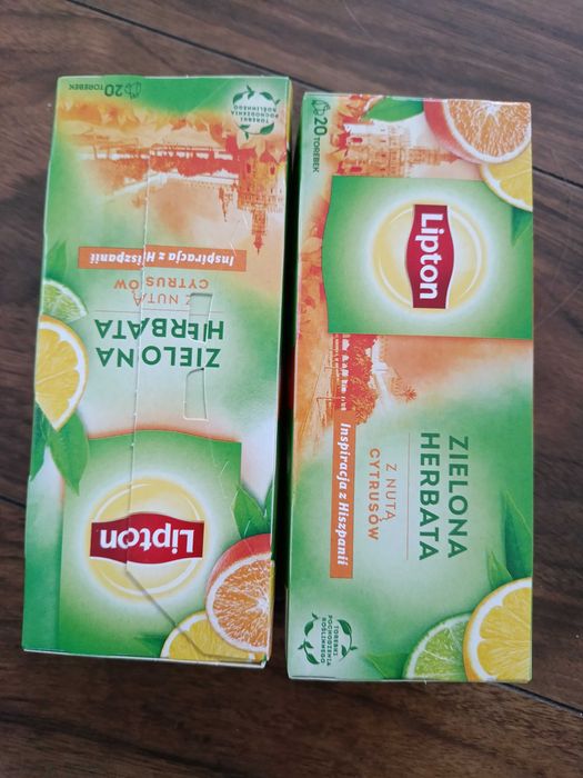 Herbata zielona Lipton z nutą cytrusów