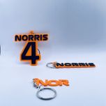 Zestaw breloków Formula 1 Lando Norris McLaren F1