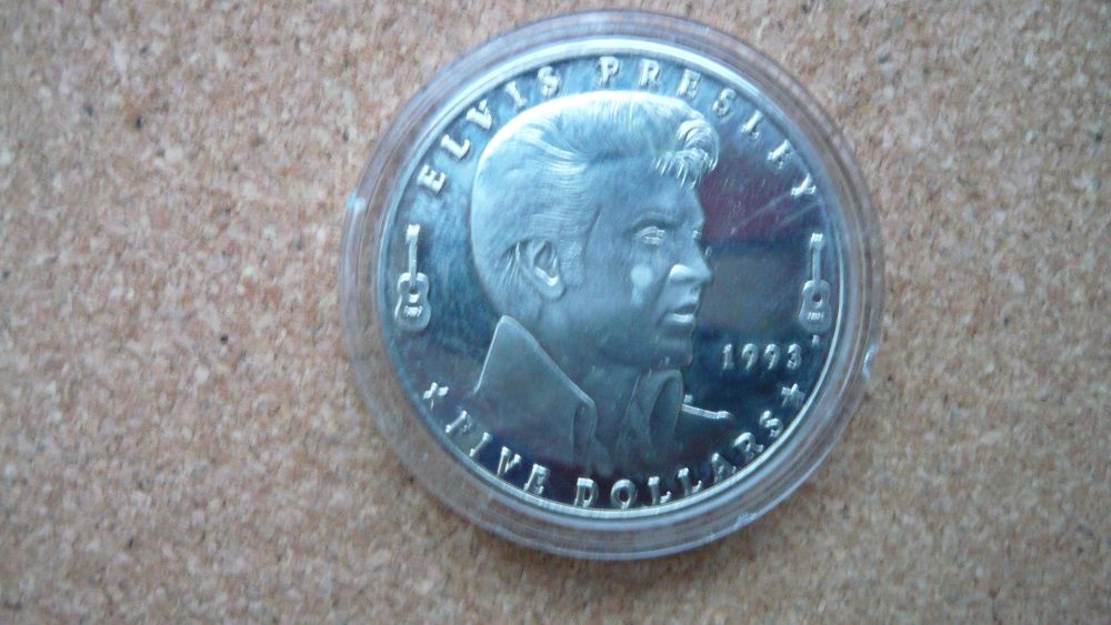 Five dollars Elvis Presley 1993 pięć 5 dolarów