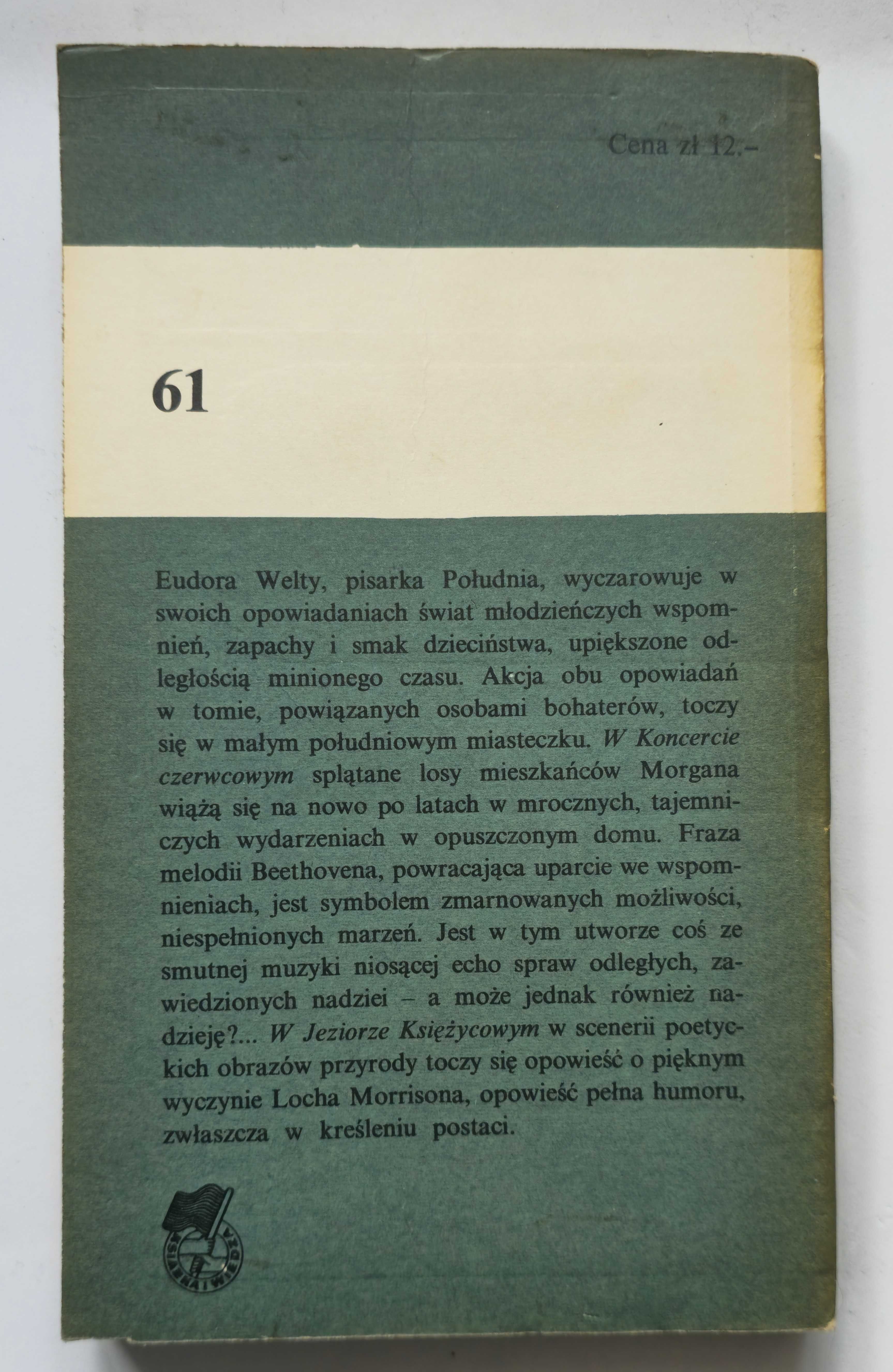 Jezioro Księżycowe Eudora Welty Seria Koliber tom 61