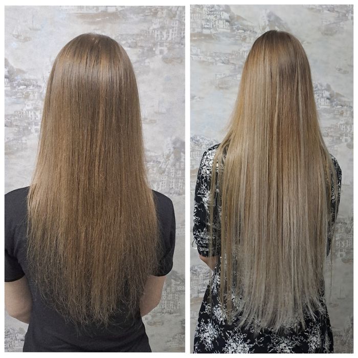 нарощування волосся біопротеїнове нарощення