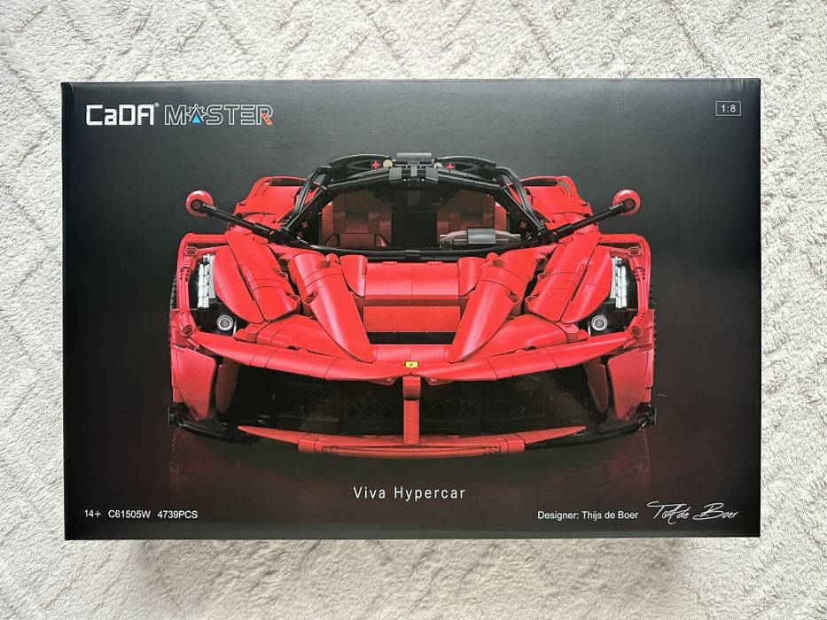 NOWY Oryginalny zestaw CaDA C61505 Viva Hypercar 4739 elementów