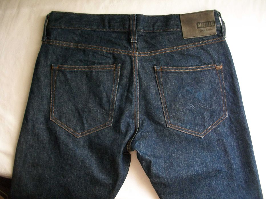 джинсы Mustang Candiani denim 33 полут. 43 см  селвидж оригинал
