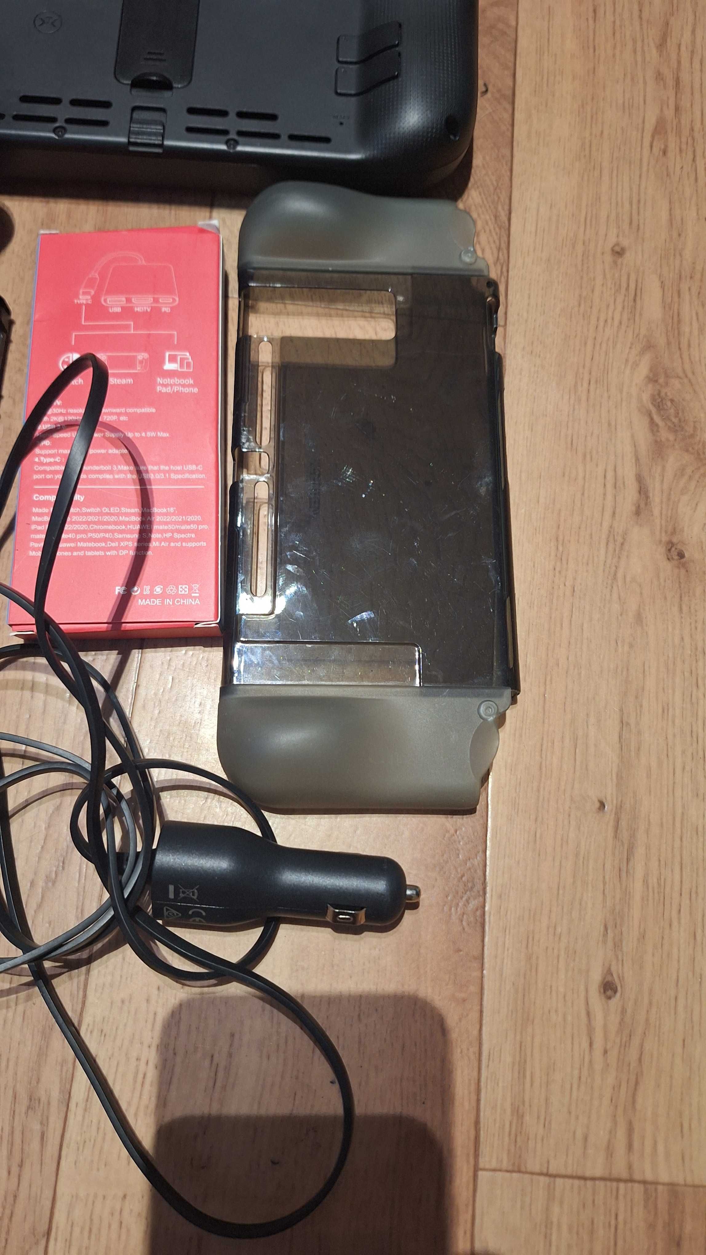 Stacja dokująca konwerter USB-HDMI do Nintendo Switch + akcesoria