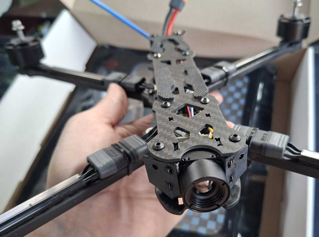 теплловізійний 10 дюймовий FPV дрон 3.3Ggz Rush solo max 4W  2.4Ggz