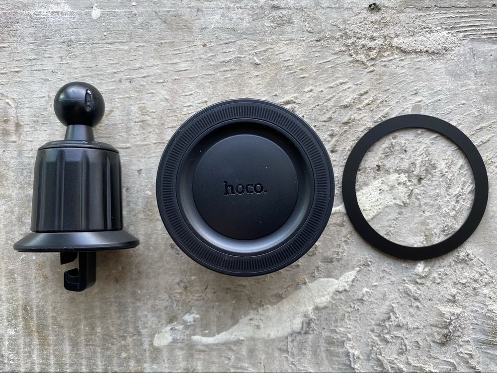 Автомобільний MagSafe тримач Hoco H56 магнітний з кільцем