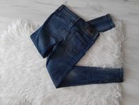 ZARA piękne jeansy rurki z zameczkami XS 34