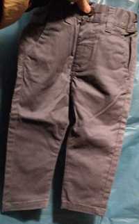 NEXT r. 86 spodnie dla chłopca szare 12/18 m cy