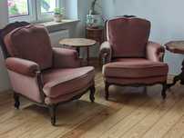 Sofa fotele Ludwik komplet stan bdb