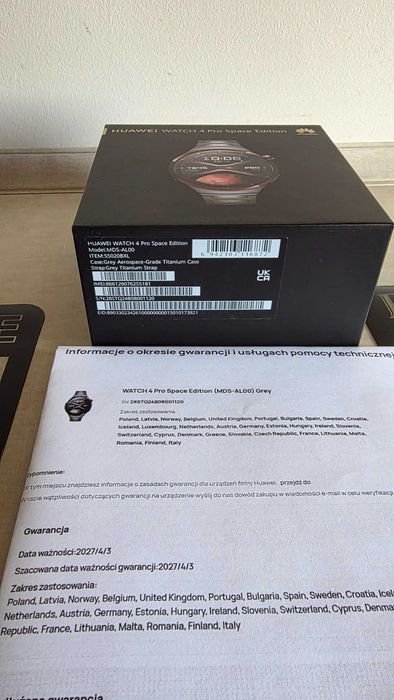 HUAWEI WATCH 4 PRO SpaceEdition NOWY NIEUZYWANY tytanowy gwar.prod.24!