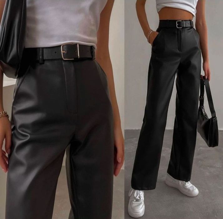 Шкіряні штани жіночі