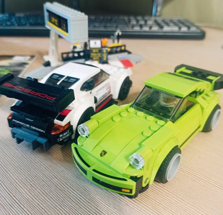 Lego speed champions Porsche 911 RSR и 911 Turbo 3.0 75888