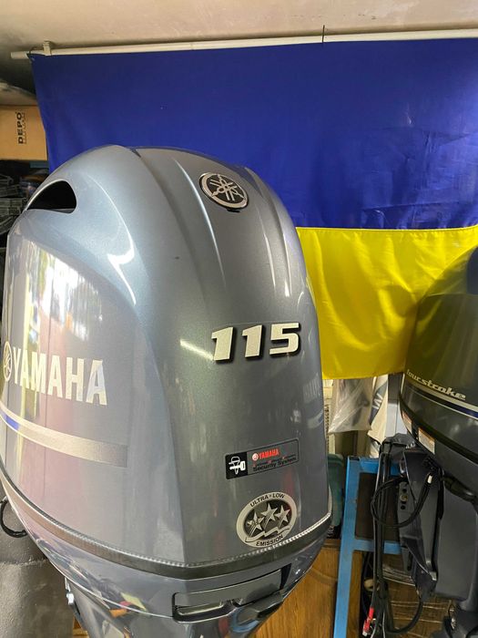 мотор човновий лодочний YAMAHA F 115 i 2019 як новий