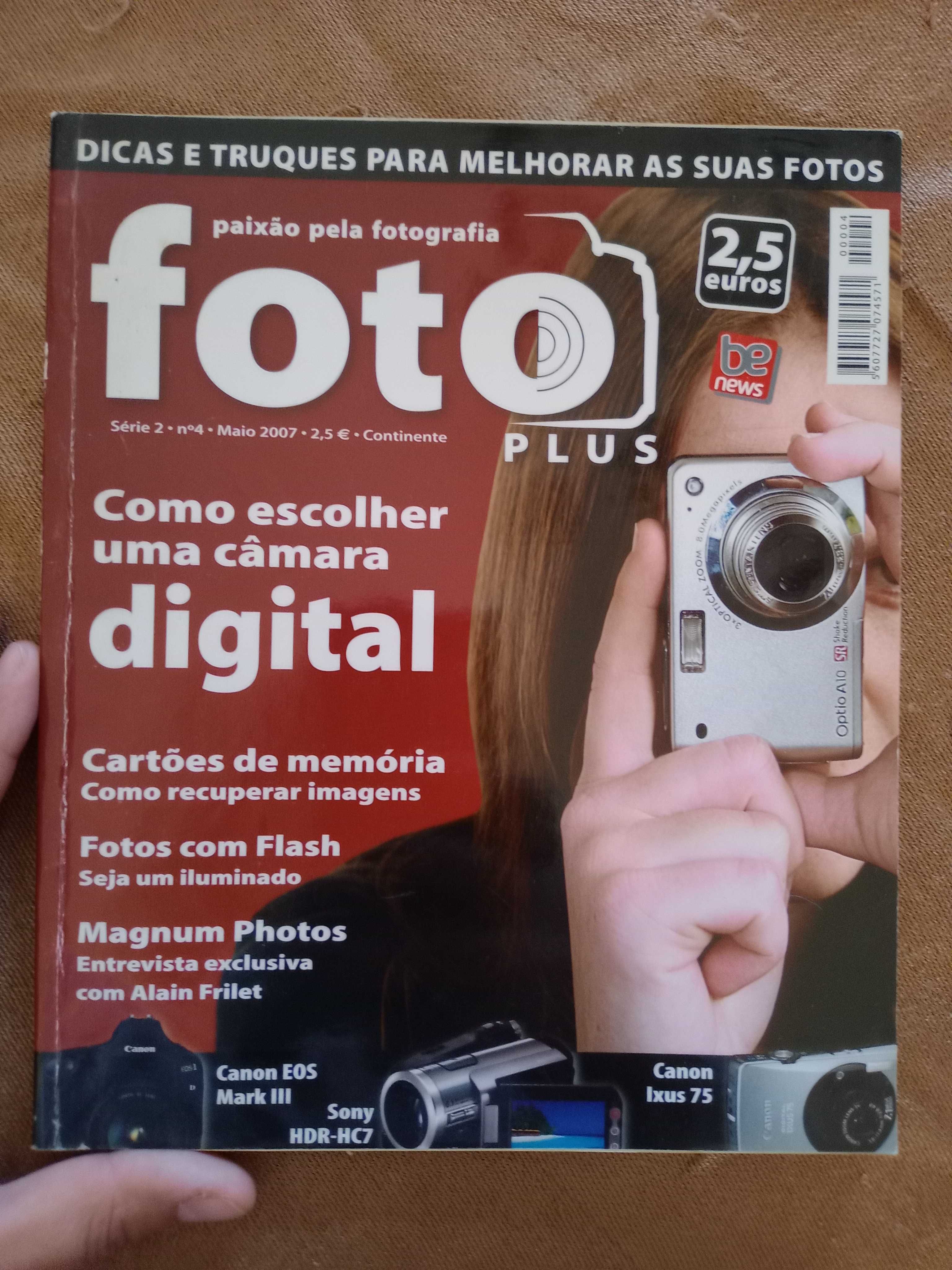 Livros\revistas sobre fotografia Foto Plus