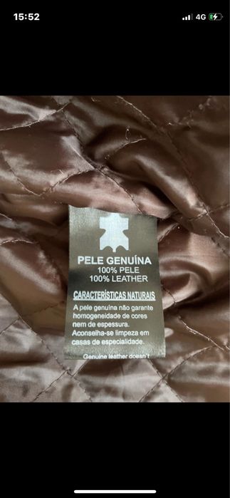 Casaco de pele castanho vestecouro