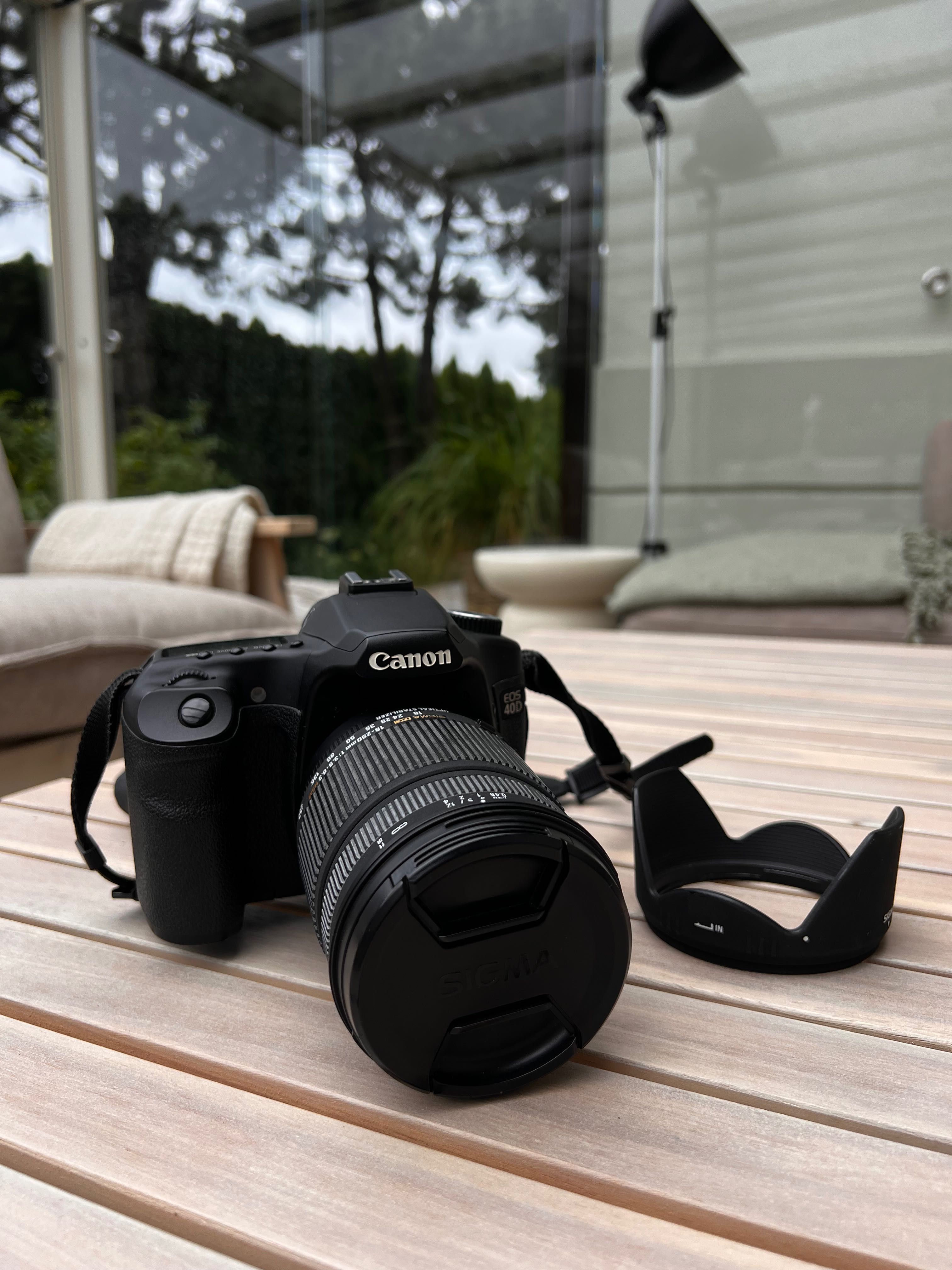 Canon EOS 40D + Obiektyw Sigma A 18-250mm f/3.5-6.3 DC OS HSM
