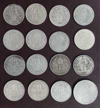 1 крона серебро Монеты Австро-Венгрии 16 шт