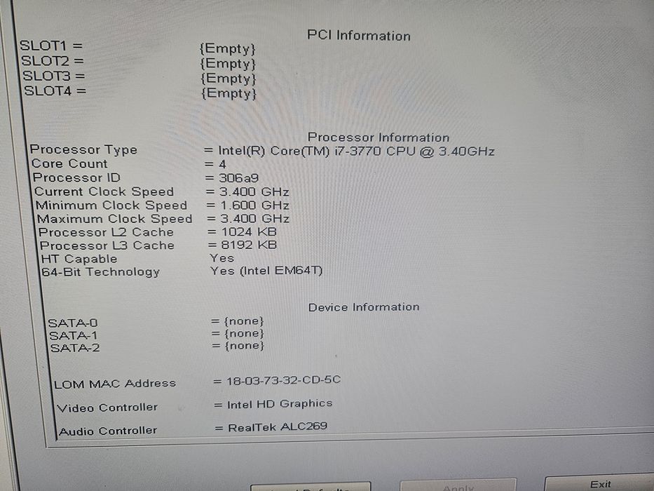 Материнська плата DELL+ проц Intel i7 3770