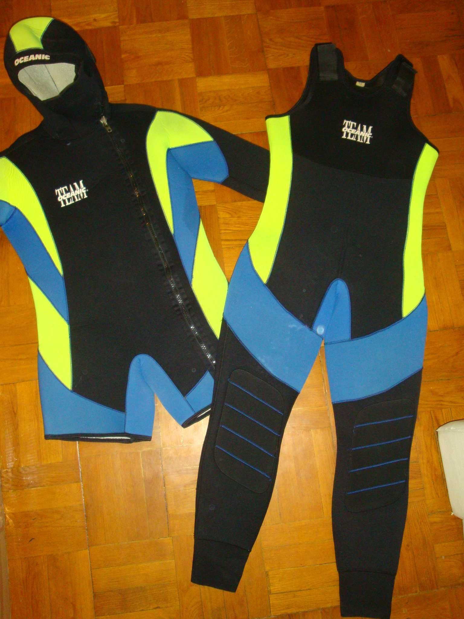 Гидрокостюм OCEANIC TEAM, размер 52-54 ( L-XL ), толщина 7+7 mm