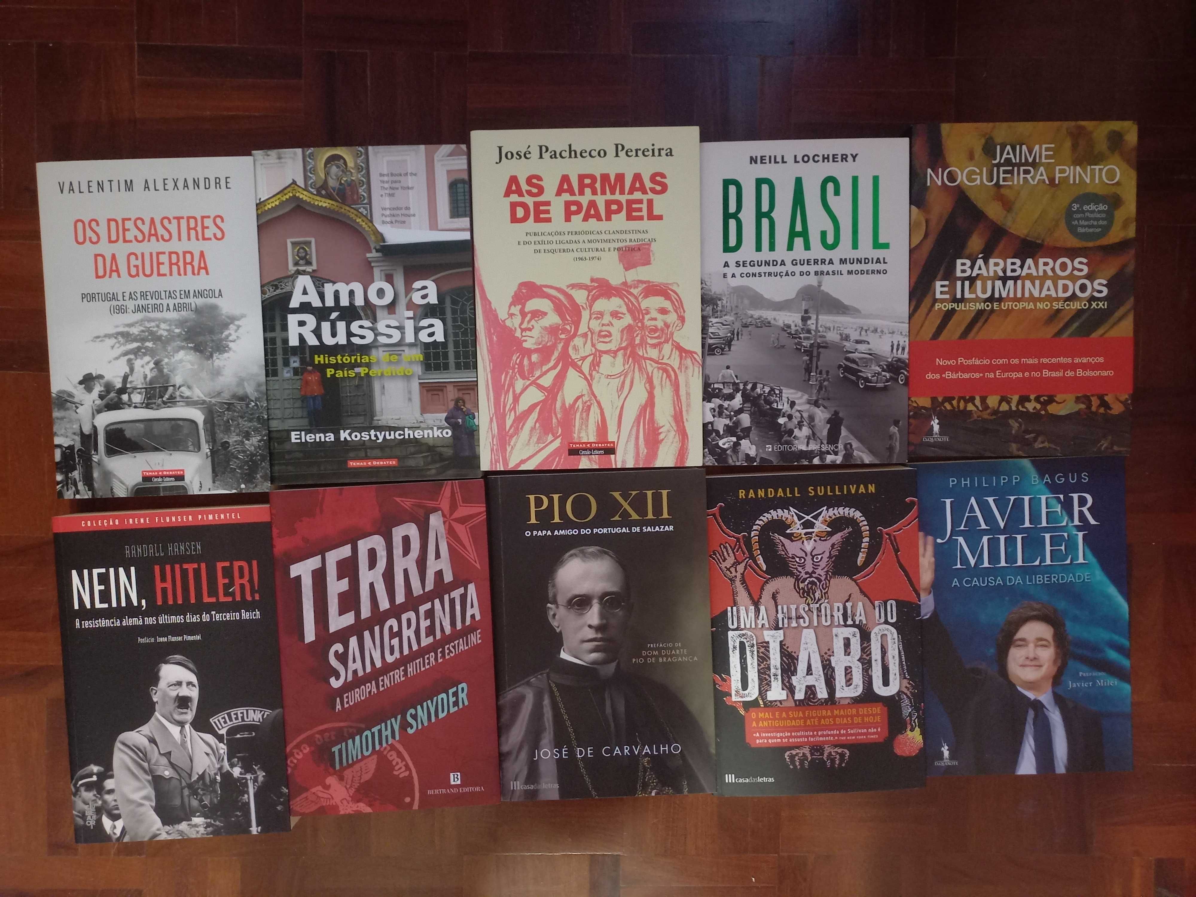 Lote de 80 livros (não ficção)