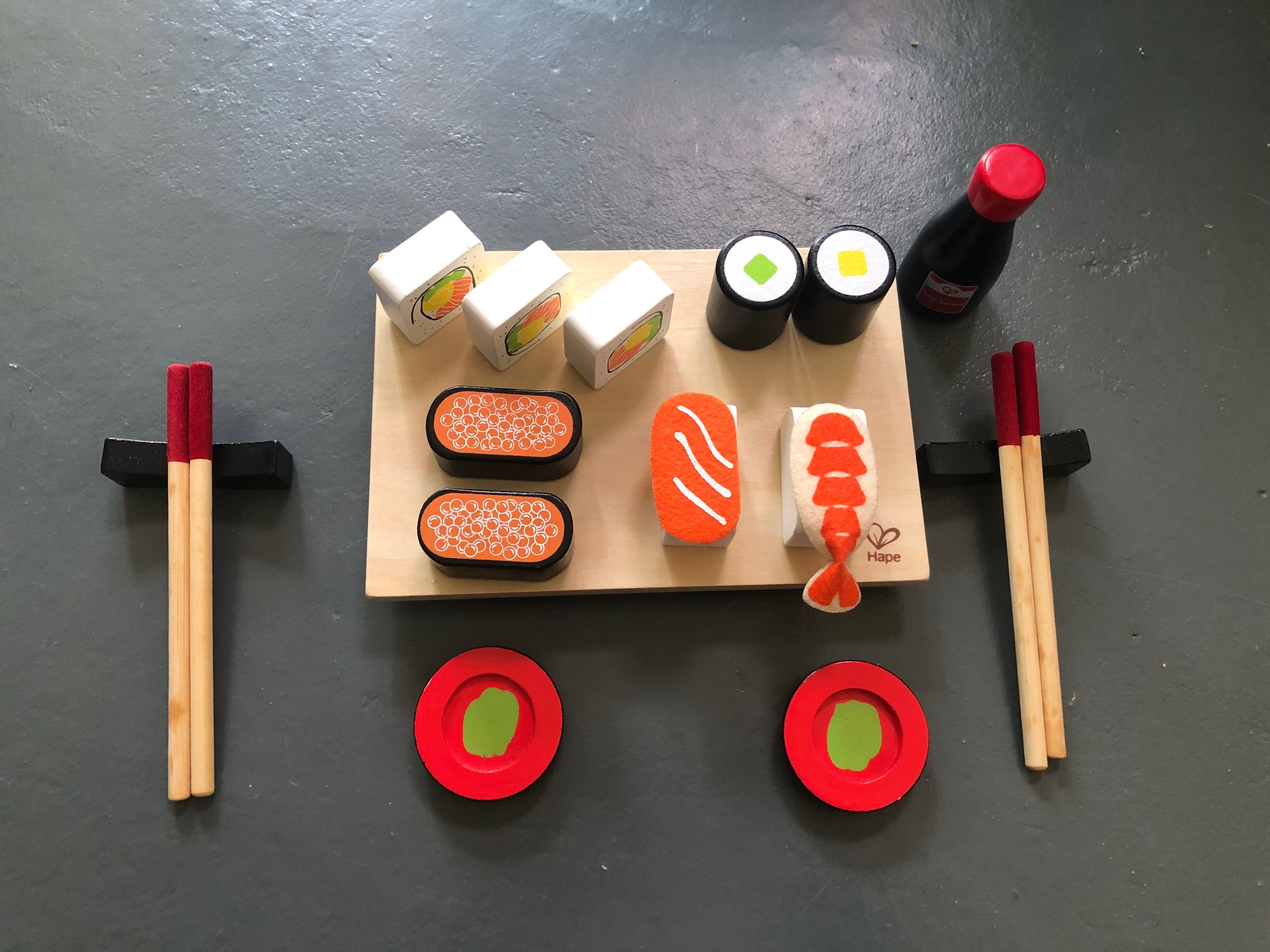 Sushi set HAPE (brinquedo madeira)