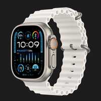 Apple Watch ULTRA 2 49mm Titanium Case with White Ocean Band