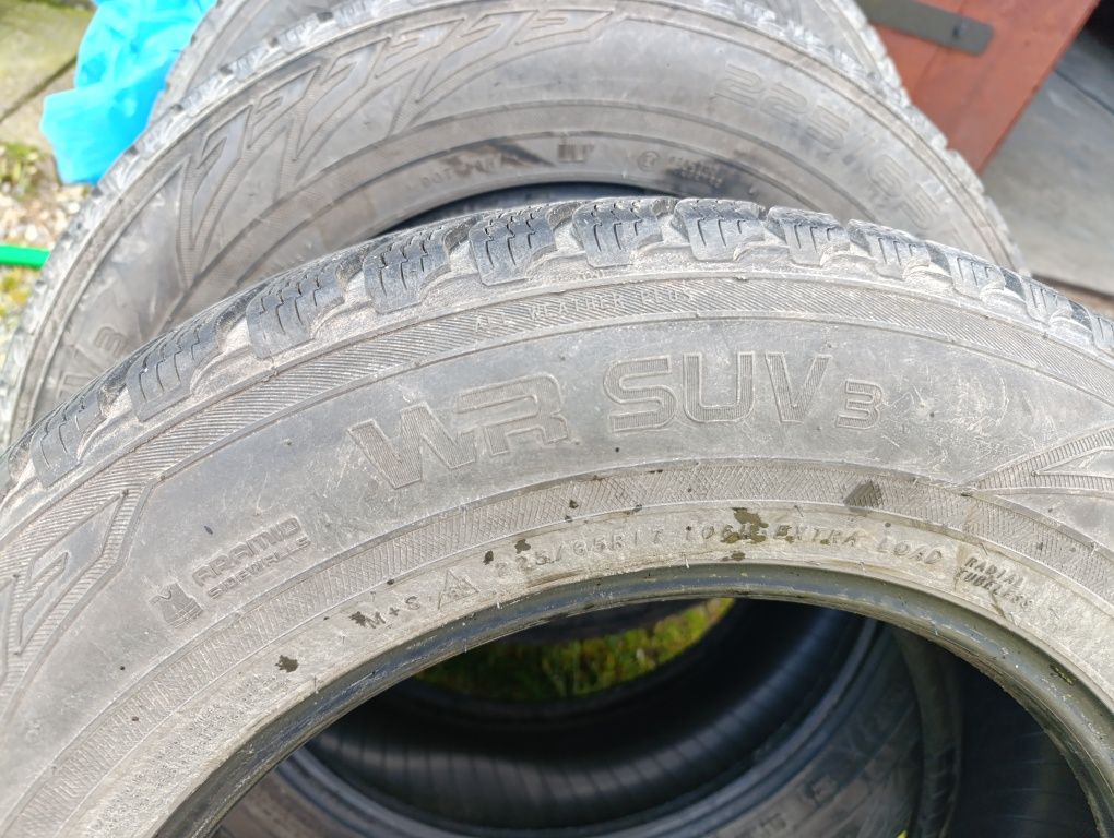Opony Nokian WR SUV 3 - zimowe, 225/65/17, bieżnik 6 mm, super stan