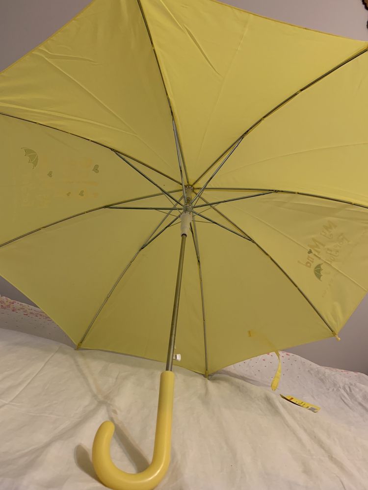 Parasol parasolka Tiross żółty nowy z metką automat