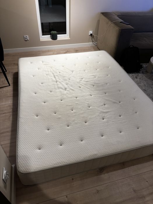 Materac, sprężyny kieszeniowe, srednio twardy/naturalny 160 x 200 cm