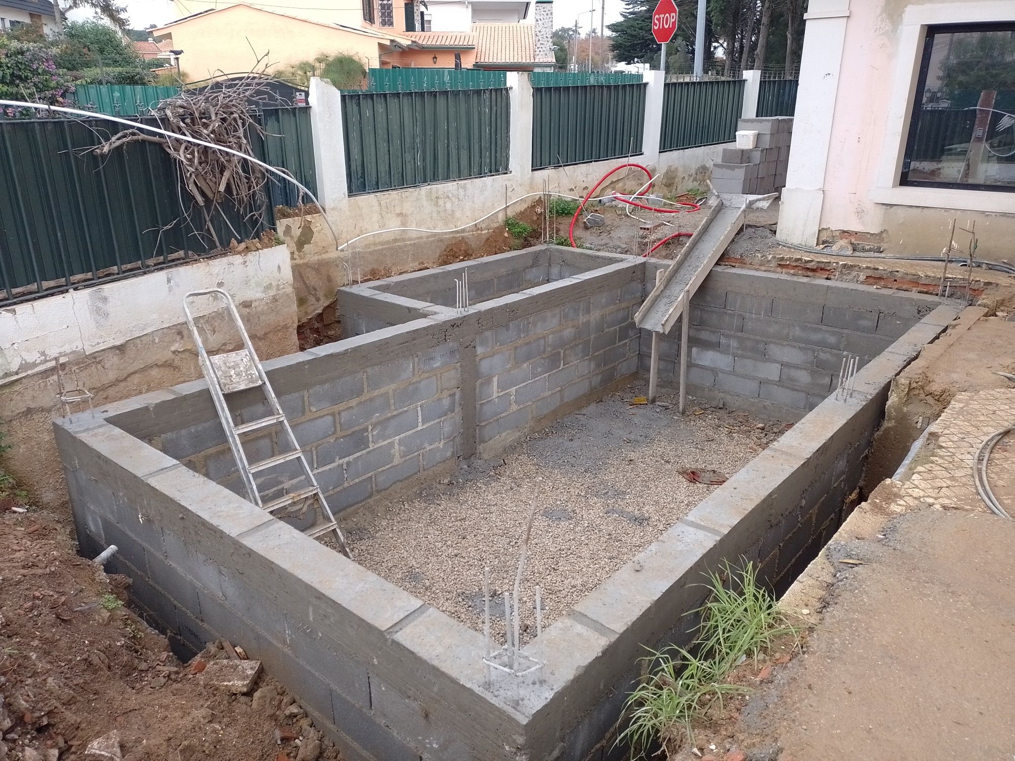 Ladrilhador cozinha casa banho varanda chão flutuante muro, piscina  e