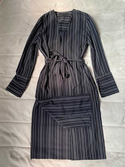 Casaco comprido (estilo quimono) da Zara