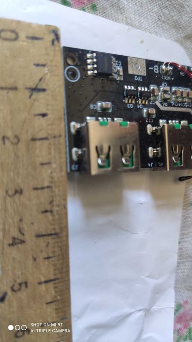 Модуль Powerbank SW6206, 5xUSB, 22.5W