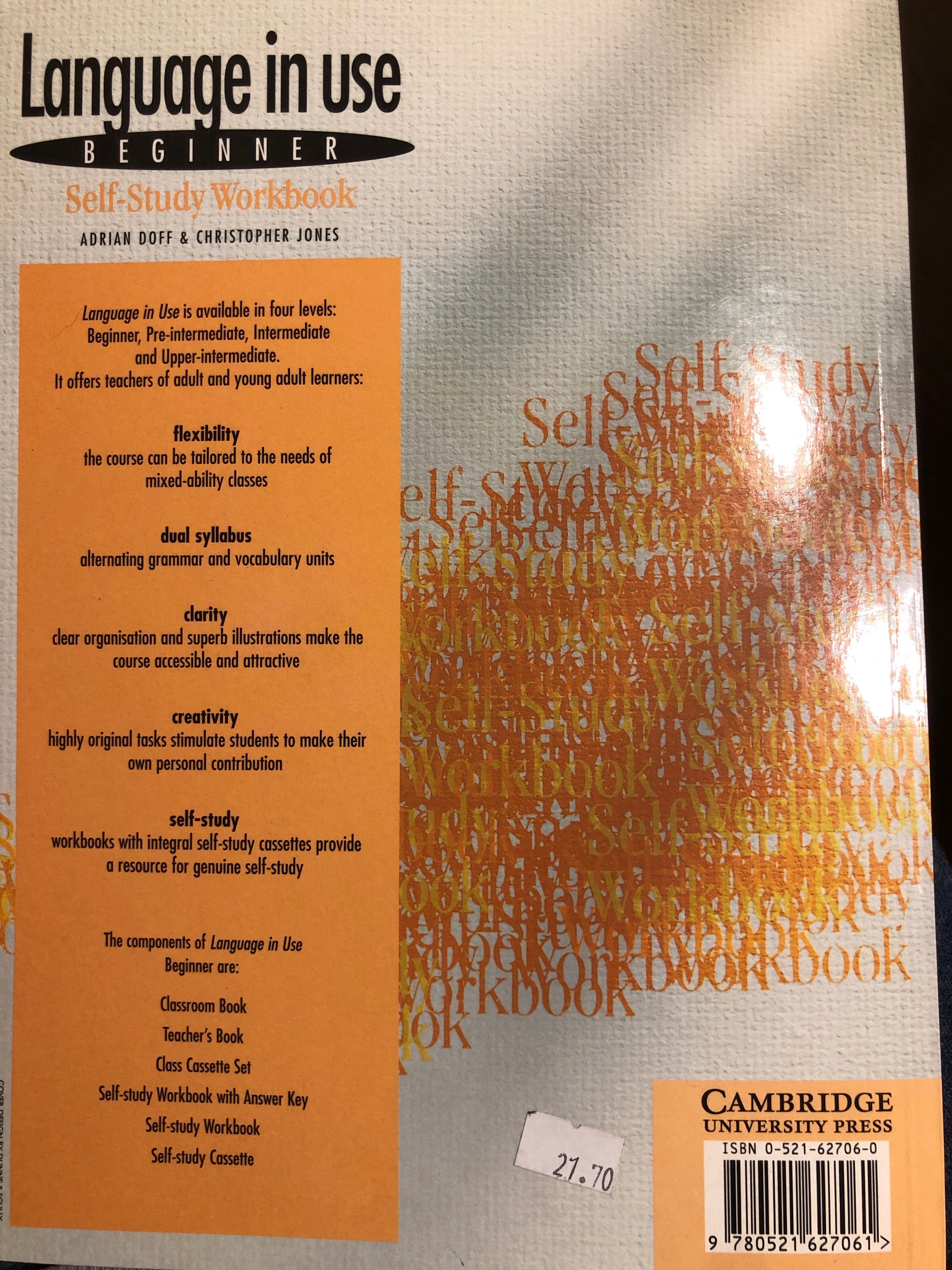 Language in Use Beginner Classroom Book+Self-Study WB