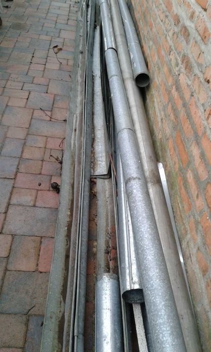 Ринви та труби оцинковані Б/В  на  водостічну систему  100мм.  воронки