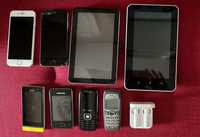 Lote Devices: iPhone, Alcatel, Sony Xperia, GPS e Samsung Star 3