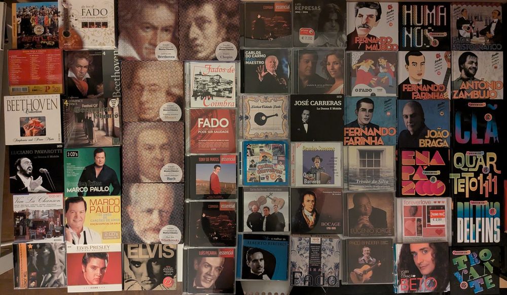 400 CDS de música novos, 5€ cada