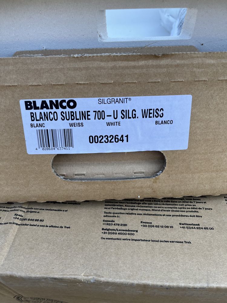 Zlew kuchenny BLANCO Silgranit