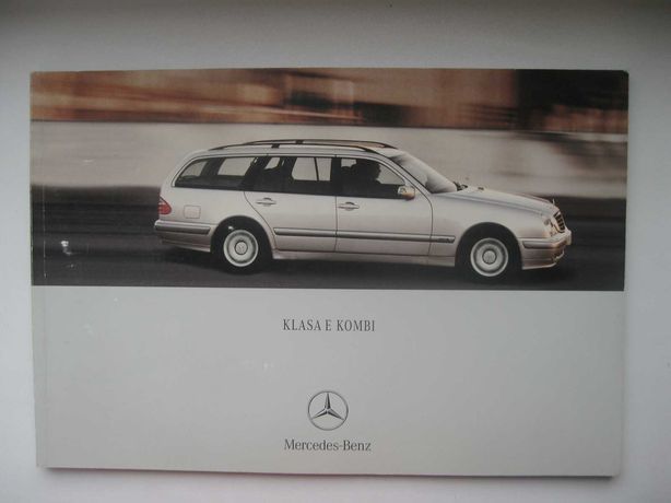 Mercedes W210 Kombi Prospekt Katalog Mercedes E Klasa W210 `01 PL