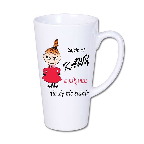 Kubek z nadrukiem Mała Mi,  Śmieszne, BI-LATTE2-MI-055