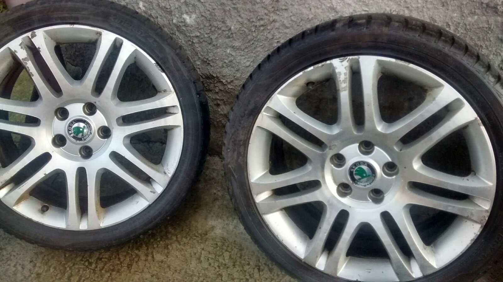 Оригинальные диски Skoda Superb II, R18, 5x112