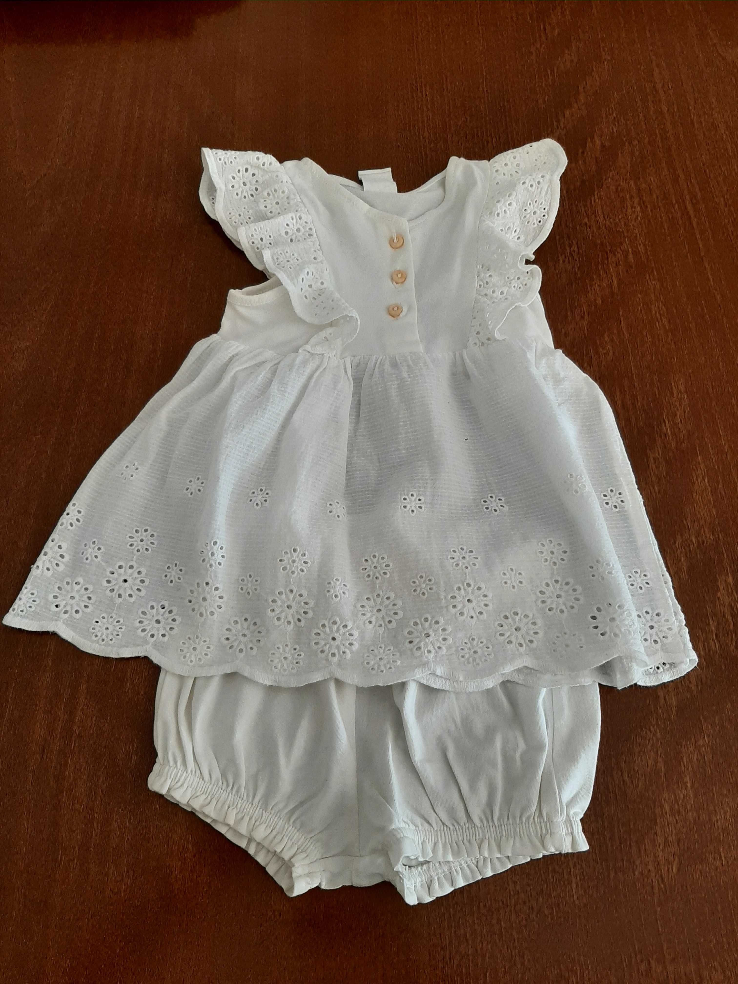 Conjunto Verão H&M 68 cm 3-6 meses