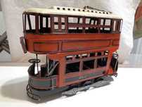 Metalowy Model TRAMWAJU Piętrowego