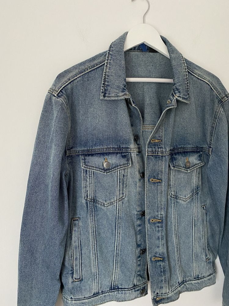 Kurtka jeansowa H&M katana Marvel denim vintage