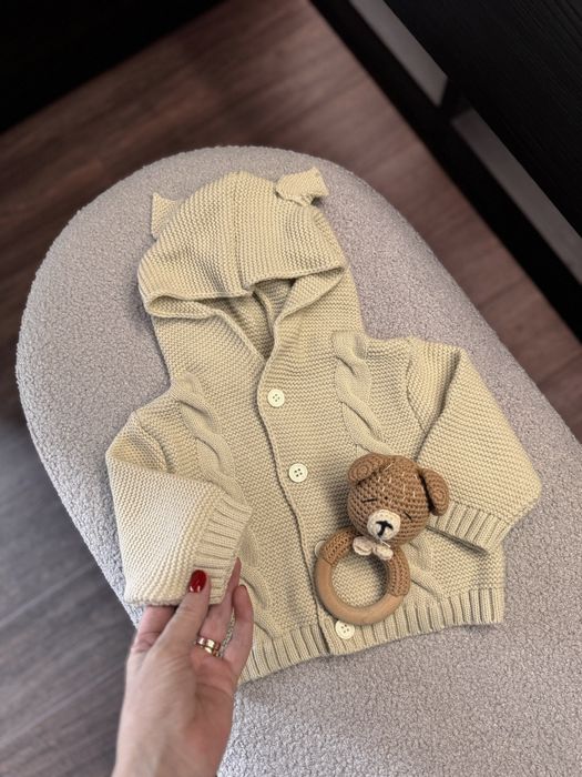 Дитячий вʼязаний набір комплект 68 розмір 3-6 місяців Carters