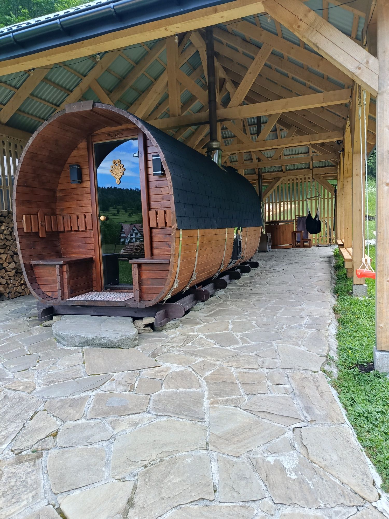 Domek na polanie  z BALIĄ I SAUNĄ WAKACJE Podhale Gorce Zakopane