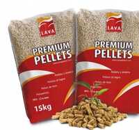 PROMOCJA Pellet drzewny LAVA Premium A1 Din Plus DOSTĘPNY w magazynie