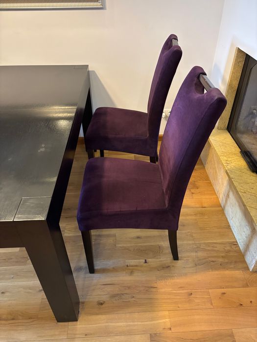 Nowa cena Duży, dębowy, rozkładany stół jadalniany z 6 krzesłami